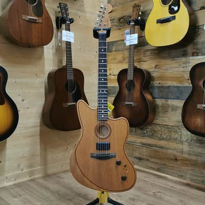Fender American Acoustasonic Jazzmaster - Ebony Fingerboard, Natural, Used image 2