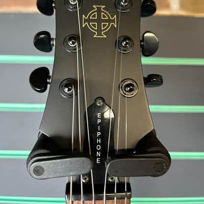 Epiphone G400 Gothic Satin Black 2006 Electric Guitar image 8