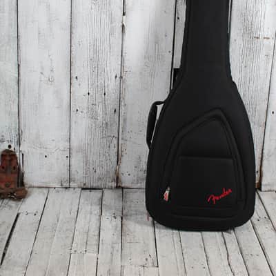 Fender Highway Series Parlor Acoustic Electric Guitar Natural w Deluxe Gig Bag image 16
