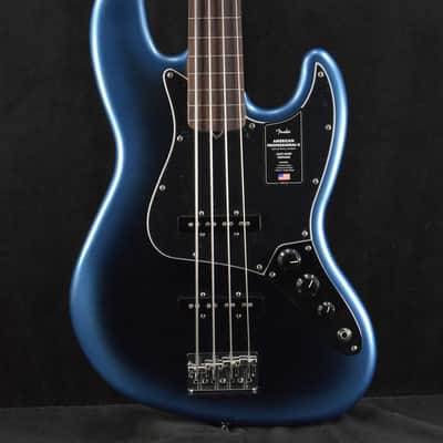 Mint Fender American Professional II Jazz Bass Fretless Dark Night Rosewood Fingerboard image 1