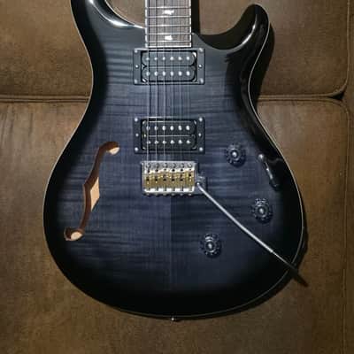 PRS SE Custom 24 Semi-Hollow Piezo 2025 Charcoal Burst image 3