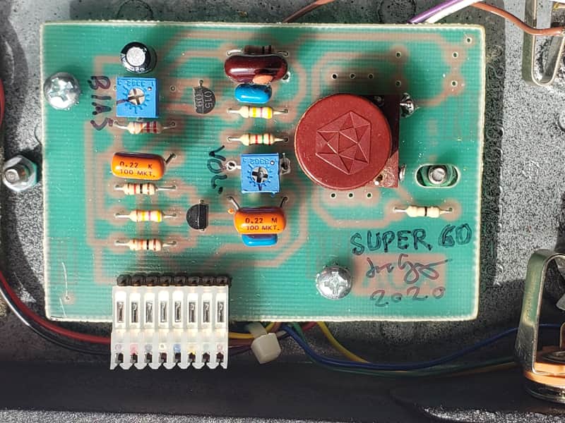 NEW gagan wah design-SUPER 60. PCB only, drop in version for vox V847, vintage tone! image 1