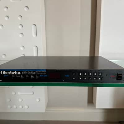 Oberheim Matrix 1000 Rackmount 6-Voice Synthesizer 1987 - Black