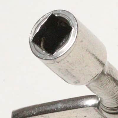 Slingerland Radio King Era Drum Tuning Key, Logo-Stamped, Nickel Finish / 1940s -50s / INSPECTED & TESTED image 6