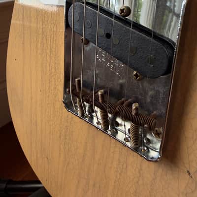 2026 Fender Custom Shop ‘58 Telecaster B6 Top Loader Journeyman - Super Aged Dirty White Blonde image 4