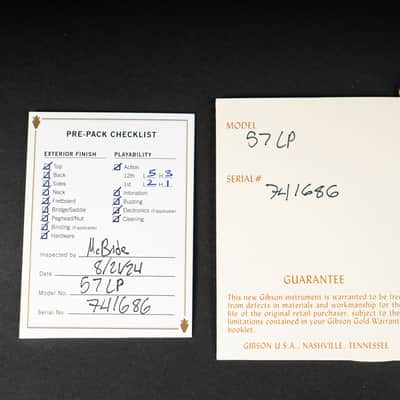 Gibson 1957 Les Paul Standard GT Darkback Lefthand VOS - Goldtop image 17