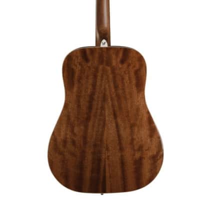 Washburn D10S Heritage 10 Series Dreadnought Acoustic Guitar. Natural image 4