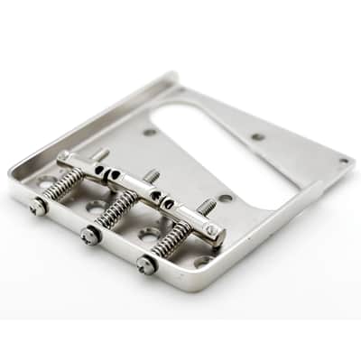 Callaham Telecaster Bridge w/ Rutters SS Broadcaster Saddles image 1