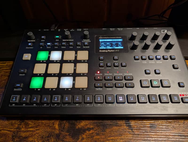 Elektron Analog Rytm MKII 8-Voice Analog Drum Computer | Reverb Canada