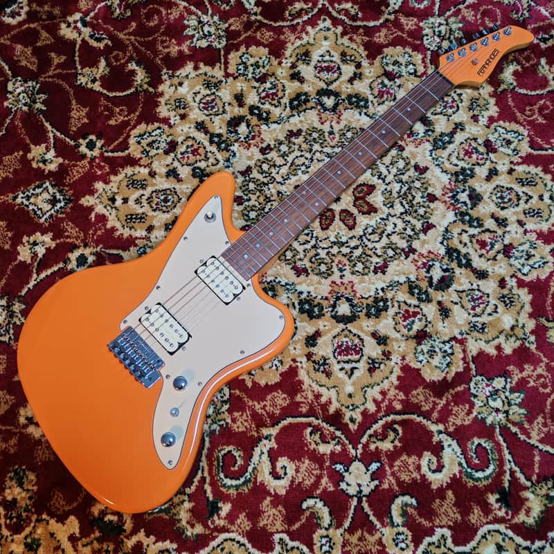 1999 Fernandes JG-45 Jagmaster California Coral, Jaguar/Jazz Style Guitar Offset 🔥 image 1