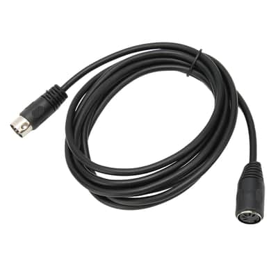 5-pin MIDI Keyboard Extension Cable, Male to Female Convenient PVC 5-pin MIDI Extension Cable for Synthesizer for MIDI Guitars image 3