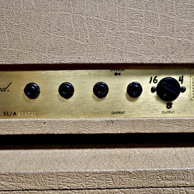 Vintage Marshall JMP 2203 MKII Master Lead 100-watt Amp Head w/ Matching 4x12 Speaker Cab - Fawn Tolex image 16