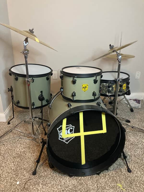 SJC Twenty One Pilots Josh Dun Bandito Trench Full Drum Kit and Accessories Bild 1