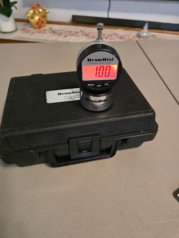 DrumDial Digital Drum Tuner 2010s - Black/Silver image 1
