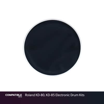 Black 8" Mesh Drum Head for Roland KD-80, KD-85 Electronic Drum Kits image 1