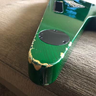 Esp  Logan mader custom shop  1996 Green V image 8