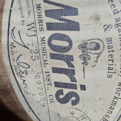 Morris WJ-25 Jumbo Acoustic Guitar Japan image 19