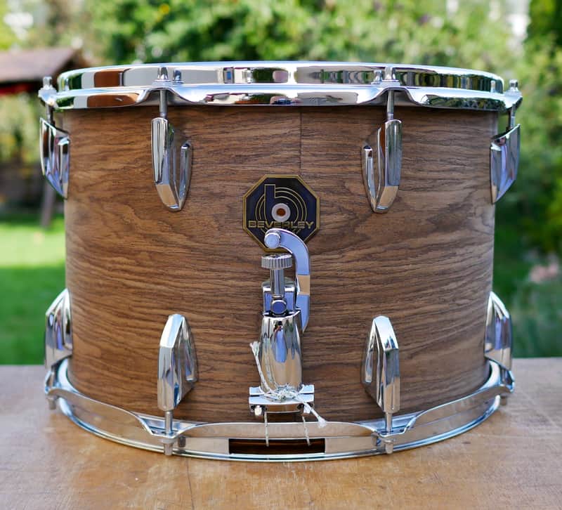 Beverley/ Premier Custom Walnut Snaredrum 14" x 9,5" 70s UK Made image 1