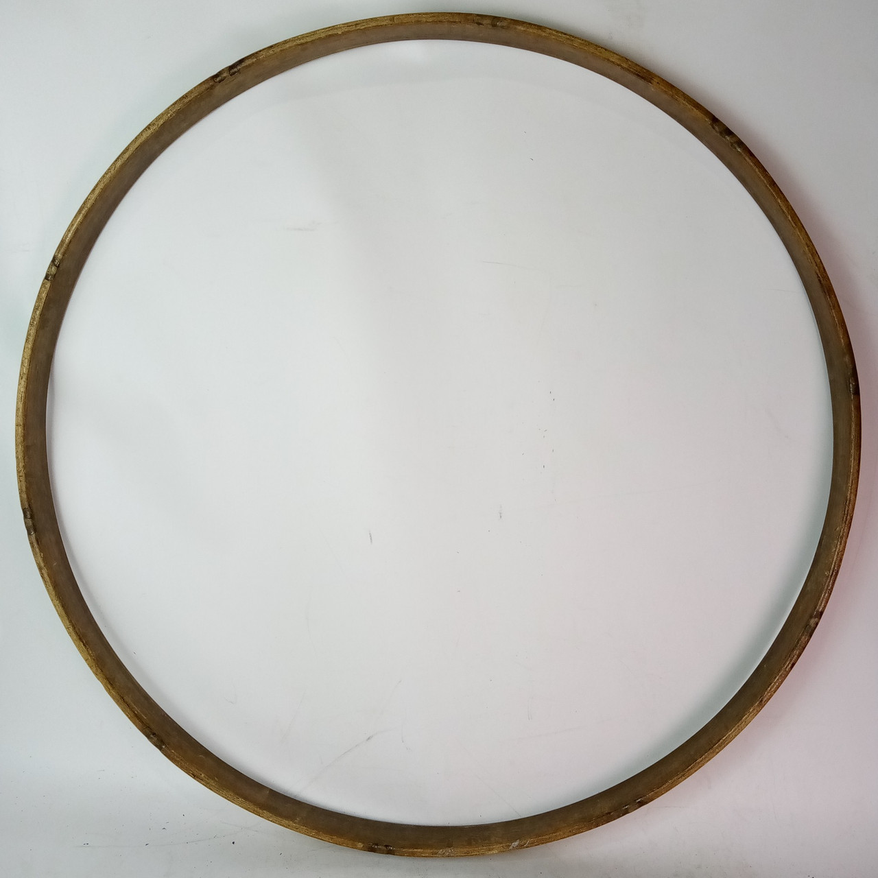 Ludwig 26"x1 1/2" Bass Drum Wood Hoop/Rim Vintage Black Paint + Inlay Channel — main photograph