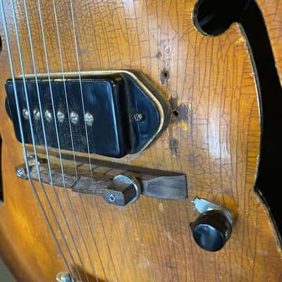Used Gibson ES-150 MODDED 2 P90S MID 40S Electric Guitars Tobacco Sunburst image 3