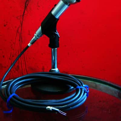Vintage NOS 1970's Shure DY33SB / 533SB dynamic microphone Low Z Satin Chrome w accessories # 2 image 5