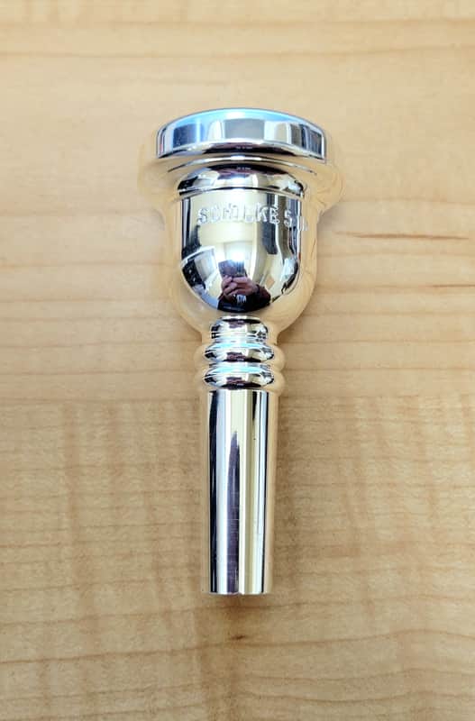 Schilke 51D Standard Series Large Shank Trombone Mouthpiece - Silver Plated image 1