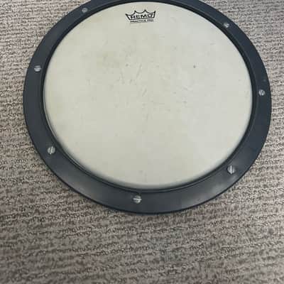 Remo Silentstroke Practice Pad - Tunable Black Silentstroke Drum Head 8" 2010s - Black image 1