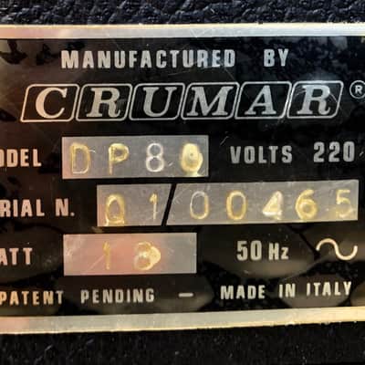Crumar DP-80 Dynamic Analogue Piano Synthesizer. CEM 3320. As used by Radiohead. Vintage and Rare! image 10