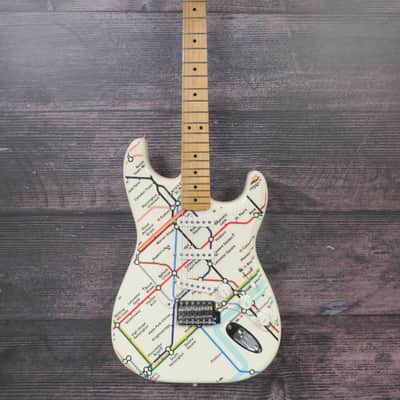 Fender Limited Edition London Underground “Tube Map” Stratocaster image 1