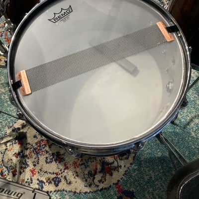Gretsch Drum Kit, 20", 14", 12", 6x14" Early 1980s, Square Badge - Walnut image 20