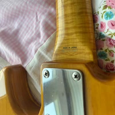 Fender MIJ JB-62 Foto Flame Jazz Bass + Documention 1994 - 1996 - Natural image 12