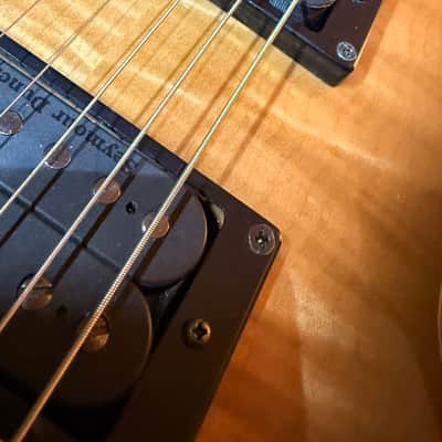 ESP LTD EC-1000 with Ebony Fretboard 2020 - Present - Black Natural Burst image 9