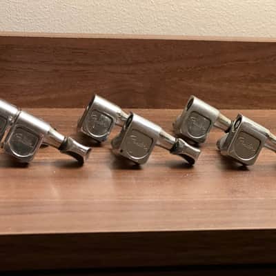 Schaller Deluxe Tuners for Telecaster Deluxe / “The Strat” 1970s 1980s - Chrome image 1
