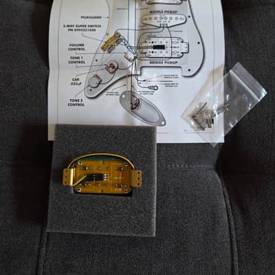 Fender 099-2217-205 Twin Head Vintage Stratocaster Neck Humbucker 2010s - Parchment image 3