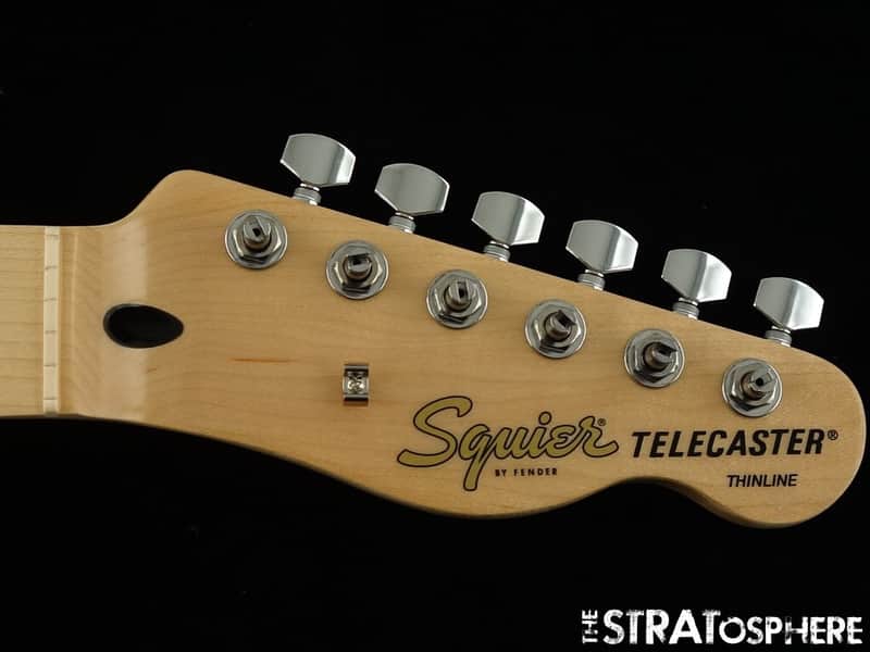 Fender Squier Affinity Series Telecaster Thinline NECK + TUNERS Tele Maple image 1