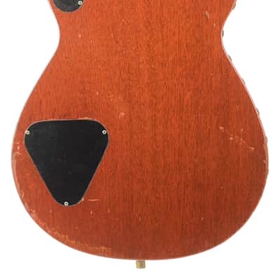 1955 Gretsch 6130 Round Up Classic Orange w/Brazilian Rosewood Fretboard and Original Hard Shell Case #13984 image 4