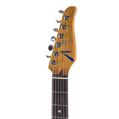 Tom Anderson Guitarworks Angel - Ultraviolet Blue with Binding image 7