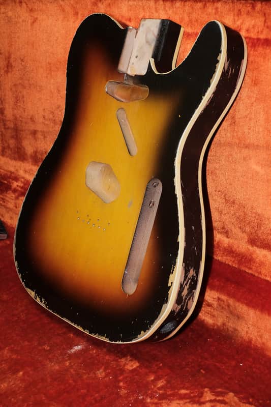 Freakaster Telecaster Custom Relic Body Sunburst | Reverb