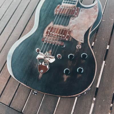 MADE TO ORDER
Custom SG - Speed Demon 2022 Black Relic/ Burgrundy Relic image 1