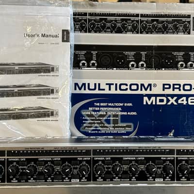 Behringer Multicom Pro-XL MDX4600 4-Channel Audio Interactive Dynamics Processor early-2000s - Black / Silver image 5