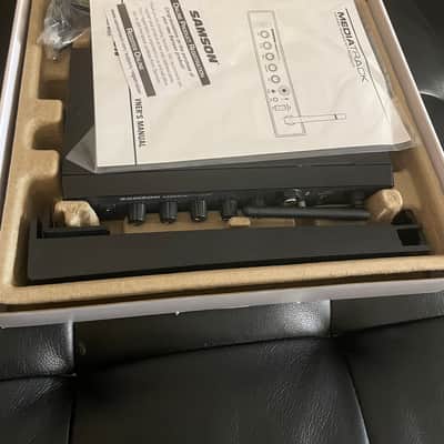Samson MediaTrack 4-Channel Rackmount Mixer 2023 - Present - Black image 2
