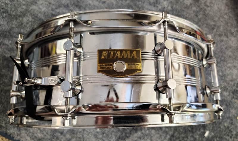 Tama 5x14 Powermetal Seamless Steel Snare Drum image 1