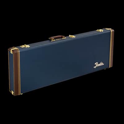 Fender Classic Series Wood Case Strat/Tele Navy Blue image 1