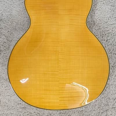 D'Angelico Excel 175 Hollow Body Electric Guitar, Natural w/Case DAE175NATCB #3 image 2