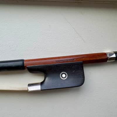 H.R. PFRETZSCHNER French Bass Bow Silver Mounted image 3