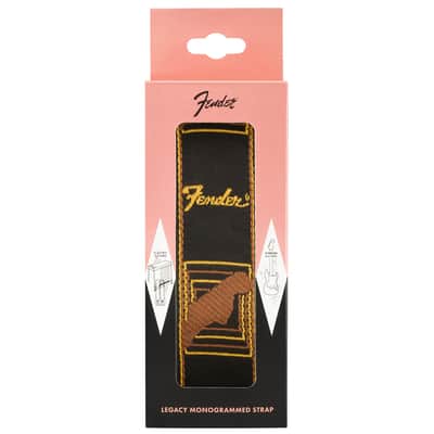 Fender 2" Legacy Vintage Monogram Guitar or Bass Strap image 4