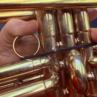 Blackburn Custom Trumpet – Gold Plate – Serial #007 Early Blackburn | Rare Single-Digit Serial | Outstanding Player image 9