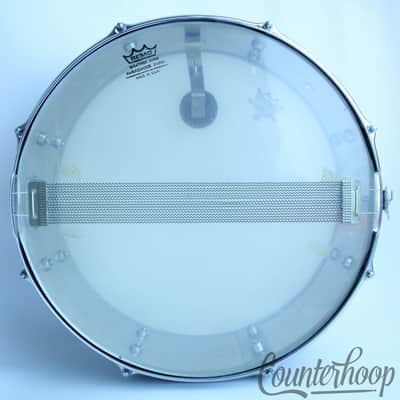 Slingerland 14x5"Ribbed Aluminum Snare Drum 8-Lug Niles,IL USA Vintage70s No.140 image 8
