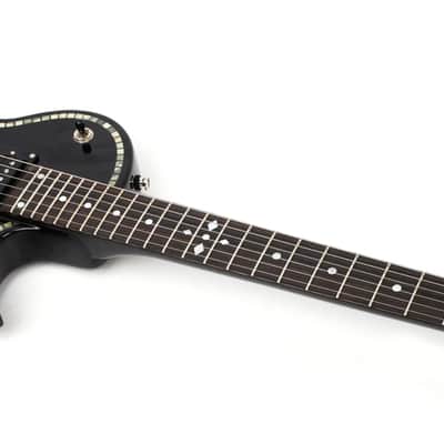 Zemaitis SUA 201 Heart Single Cutaway Mother of Pearl Black Electric Guitar LP Style image 3