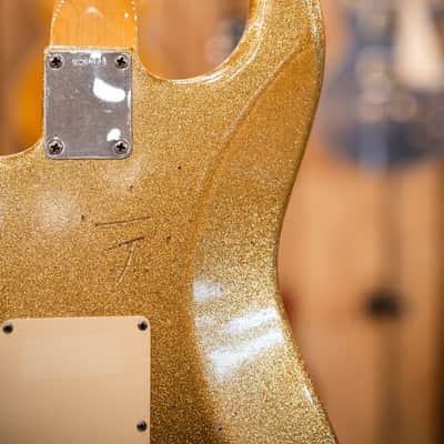 Fender Greg Fessler 1964 Gold Sparkle Relic Stratocaster LTD Custom Shop Limited Edition image 13